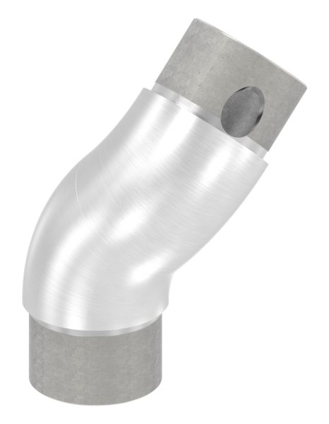 Rohrbogen V2A Ø 42-4 x 2-0 mm 90° verstellbar zum Stecken-11-3643.4