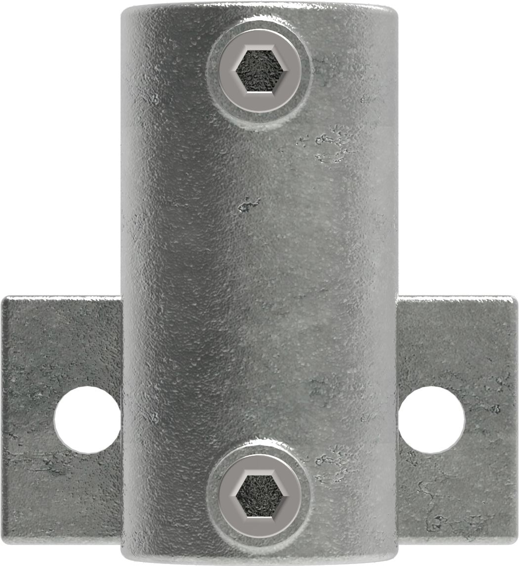 Rohrverbinder - Wandhalter Platte horizontal - 145B34 - 33-7 mm - 1- - Feuerverzinkt u. Elektrogalvanisiert-145B34