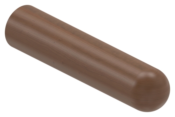 Holzhandlauf Mahagoni Ø 42mm- Laenge 200mm- lackiert-88-11HHM.MAH42