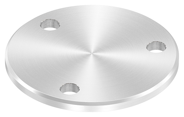 Ankerplatte Ø 100 x 6 mm mit 3 Bohrungen á Ø 11 mm V2A-11-2260RF.4