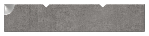 Flacheisen 40x8 mm 2-fach gerillt 3000mm Stahl S235JR roh Zierprofil-30-1370.8