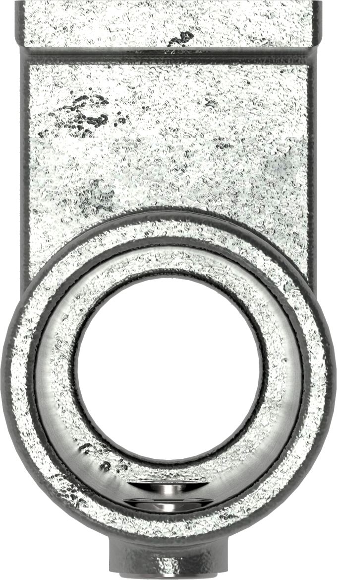 Rohrverbinder Wandhalter Platte vertikal Ø 42-4 mm -1 1-4- - Temperguss verzinkt - 144C42-144C42