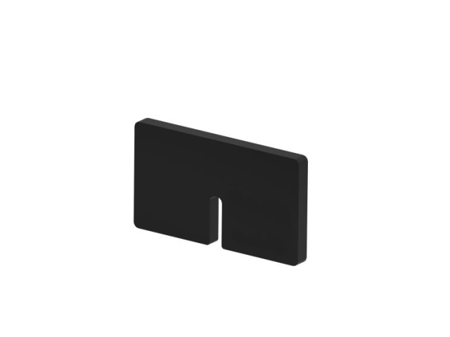 Gummieinlage fuer Glashalter Modell 21- Glasstaerke 10 mm- Schwarz-18-2110-A.0