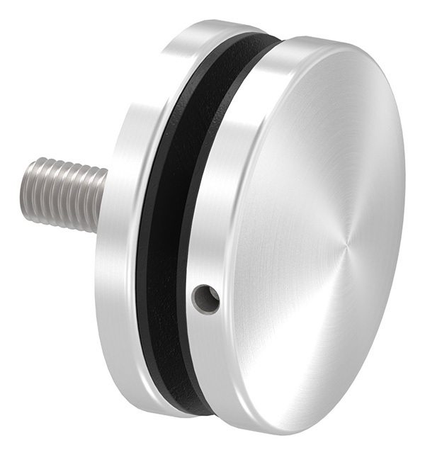 Glaspunkthalter Ø 72 mm fuer Anschluss- flach V2A - V4A-10-GPH72.2