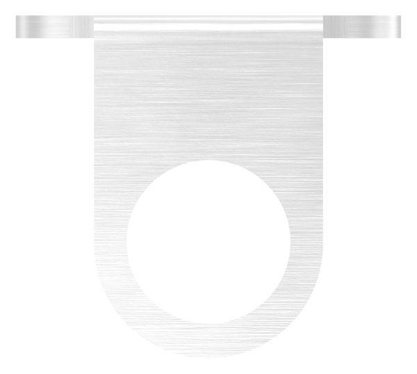 Wandbefestigung Ø 100 mm fuer Gelaenderpfosten Ø 42-4 mm - V2A-11-3060.4