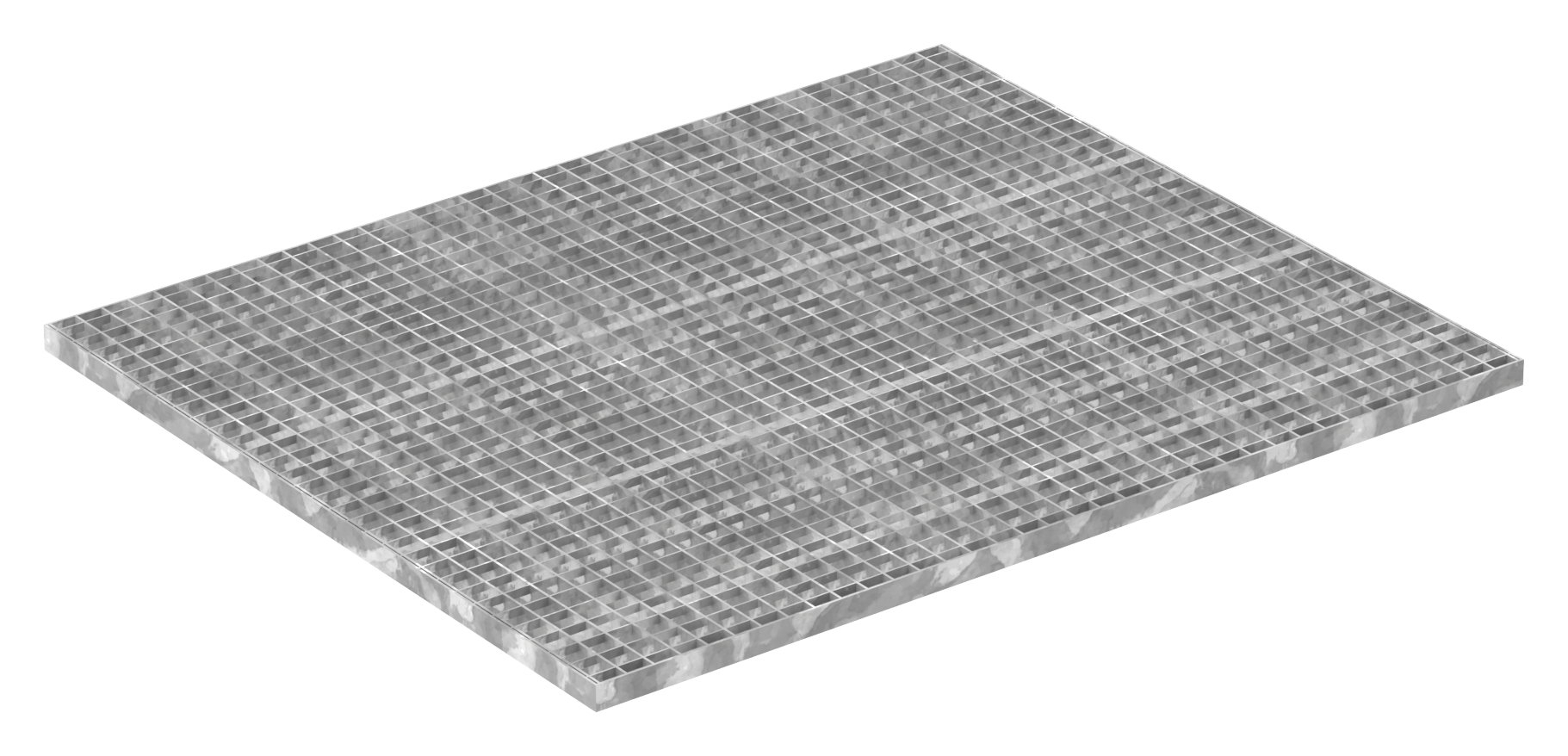 Industrie-Gitterrost - Masse- 1000x1200 mm; 30-30 mm; 30-3 mm - S235JR -St37-2- im Vollbad feuerverzinkt-21-10012030303.7