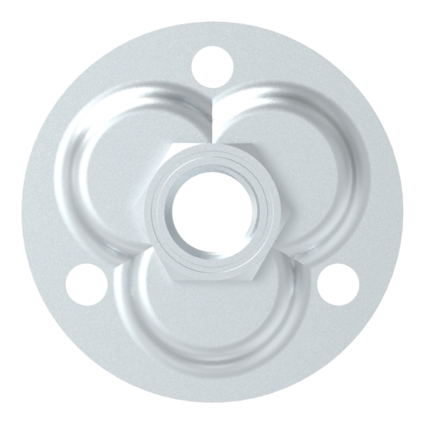 Verstellbare Mauerplatte fuer M24- verzinkt-88-11860-T.M24