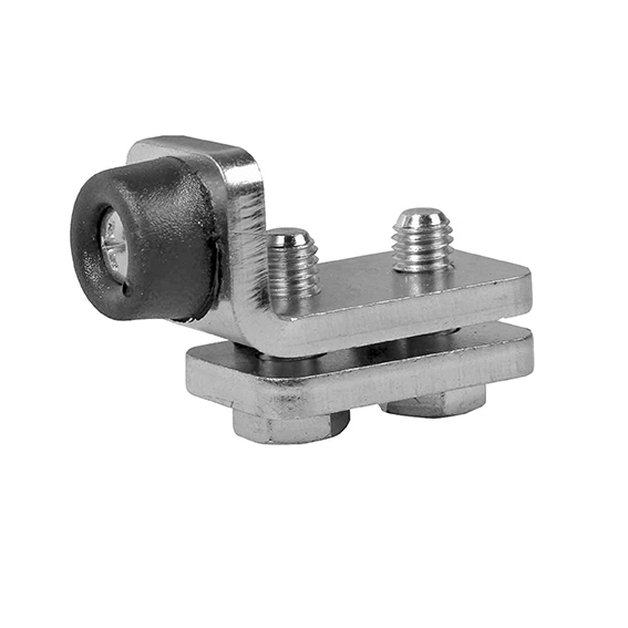 Endanschlag Stahl verzinkt fr Profil 57 x 67 mm mit Gummipuffer-89-11H2257X67-A.4