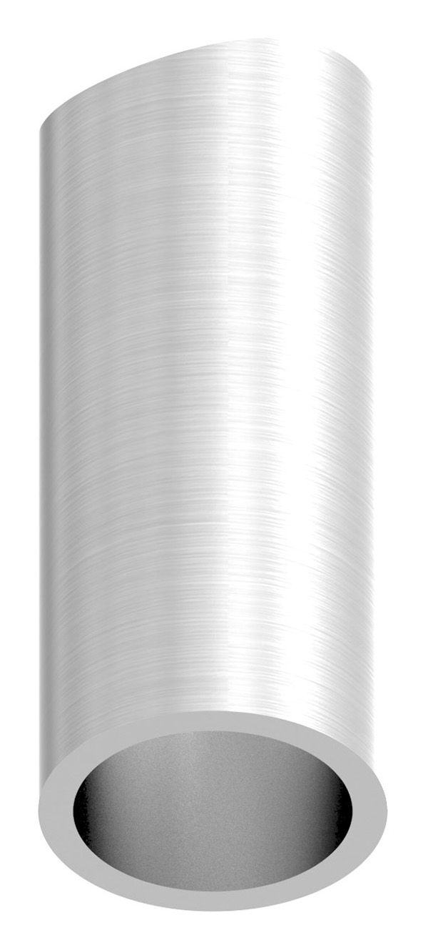 Distanzhuelse Edelstahl V2A L = 45 mm fuer Rohr Ø 42-4 mm einseitig ausgefraest-88-1150132.DH45