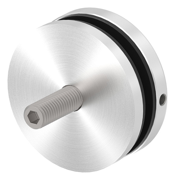 Glaspunkthalter Ø 72 mm fuer Anschluss- flach V2A - V4A-10-GPH72.2