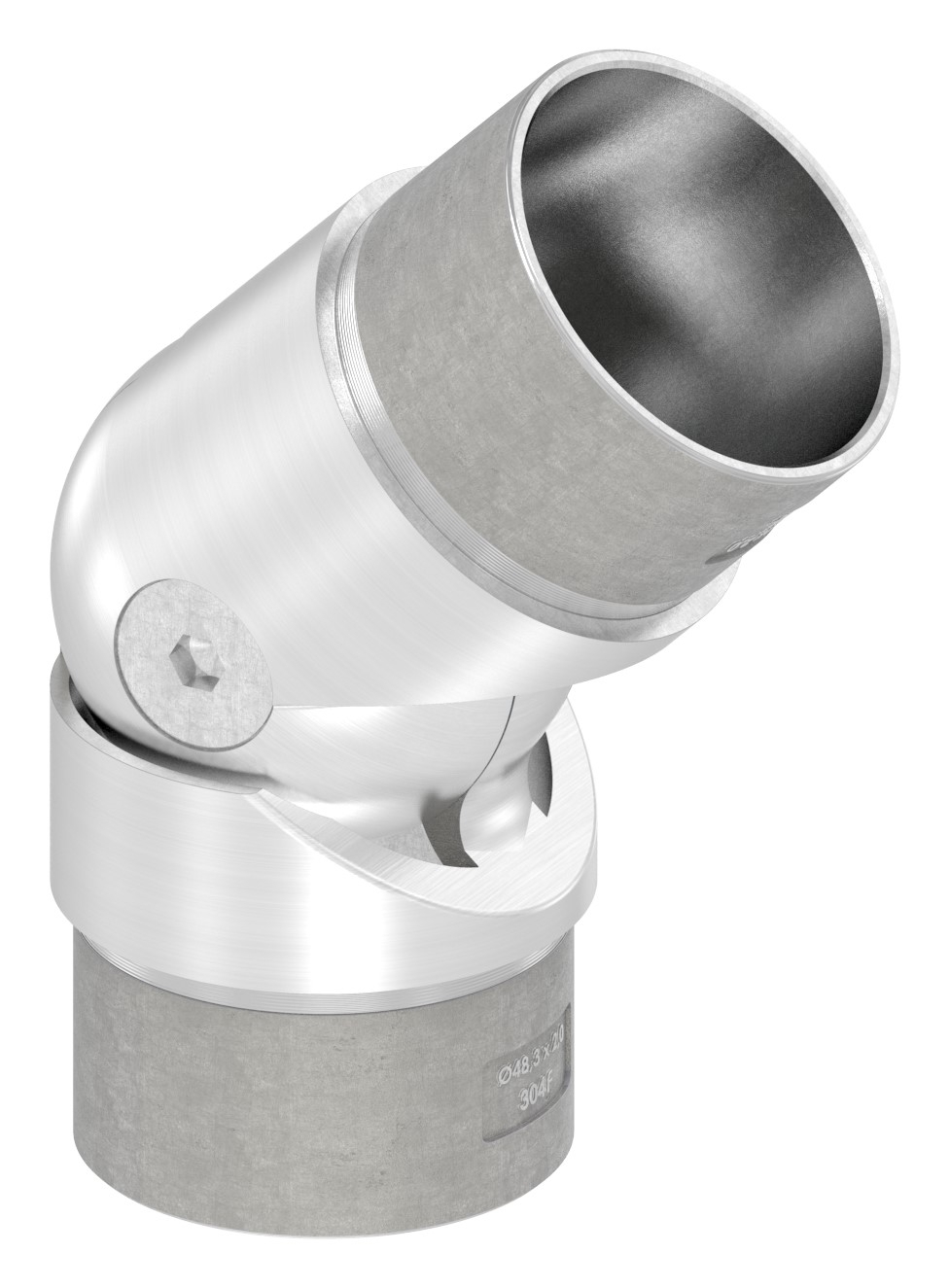 Gelenkstueck hohl fuer Kabeldurchfuehrung- Passend fuer Rohr 42-4 x 2-0mm-88-1156255-320.48