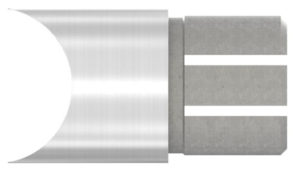 Anschlussstueck 90° fuer Rundrohr Ø 48-3x2-6 mm V2A-11-3367.4