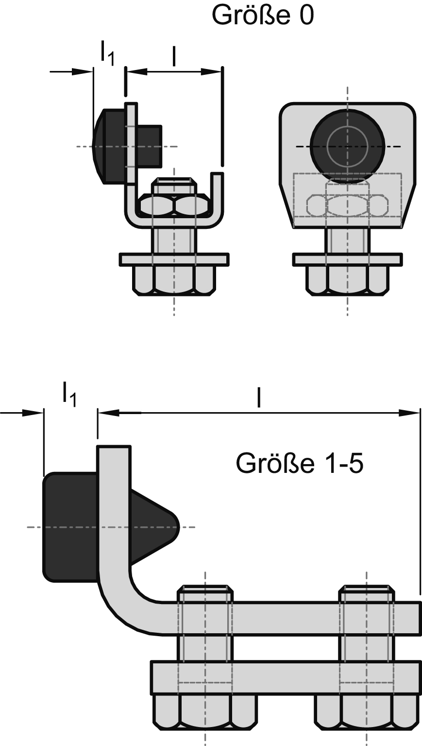 Rohrpuffer Schiebetor MEA Gr- 4 verzinkt 10336140-60-0080.7