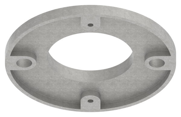 Ankerplatte  Masse- Ø 120x8 mm  Bohrung Ø 60-3 mm V2A- roh-11-3028.4