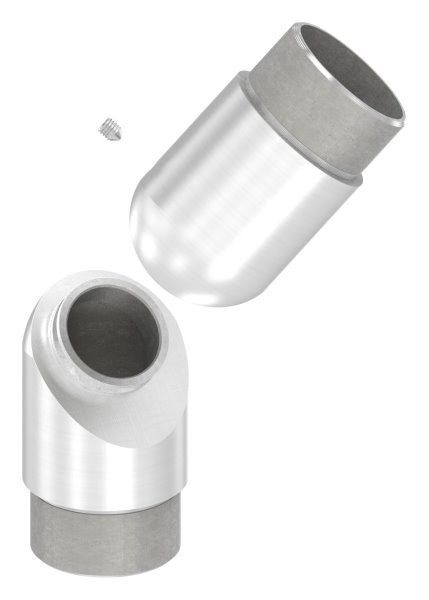 Gelenkstueck V2A fuer Rohr Ø 42-4 mm steckbar mit Madenschraube-88-1156256-320.42