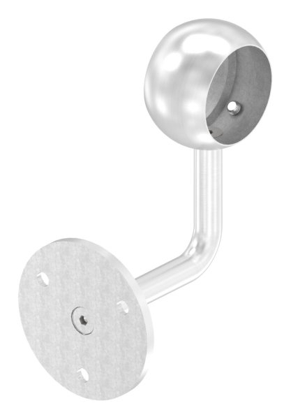 Handlaufhalter mit Kugelring fuer Rundrohr Ø 42-4 mm V2A-11-2117.4