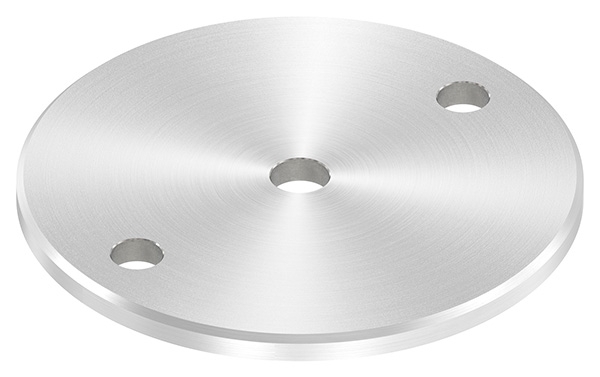 Ankerplatte Ø 120 x 6 mm mit Zentrierbohrung- Ø 12-5 mm V2A-11-2223RF.4