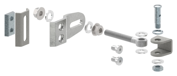 Torband Stahl verzinkt M12 4-fach verstellbar 180° Oeffnung 100 kg Tragkraft-88-11172.M12