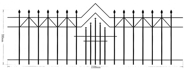 Zaunfeld 70x220cm-88.111679