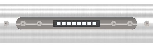 LED Musterhandlauf inkl- 1x LED 4000 K-88-11LED-MUSTER-1.4000K