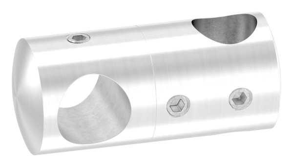 Querstabhalter V2A Edelstahl – Doppel fuer 2 Rundstaebe 12 mm und 14 mm inkl- Schrauben-11-1625.4