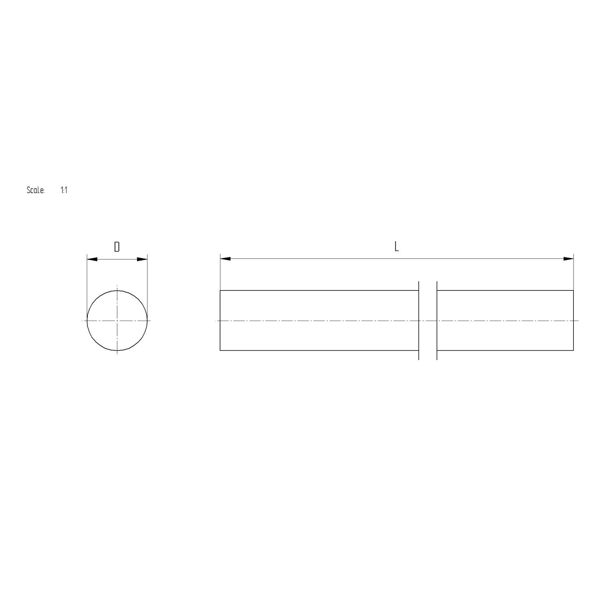 Holzhandlauf Buche roh Ø 42 mm L=2500 mm fuer Gelaender-89-11WBD42L2500-A.4