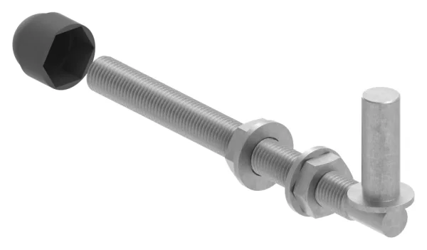 Einhaengeband Torband zum Durchschrauben fuer Ø 16mm- Laenge 190mm-88-11961-16.190