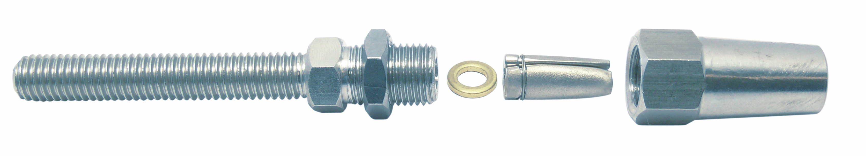 Gewindeterminals zur Selbstmontage fuer 4 - 8 mm Seil aus V4A Verkauf erfolgt in VPEs-66-64-411.8406