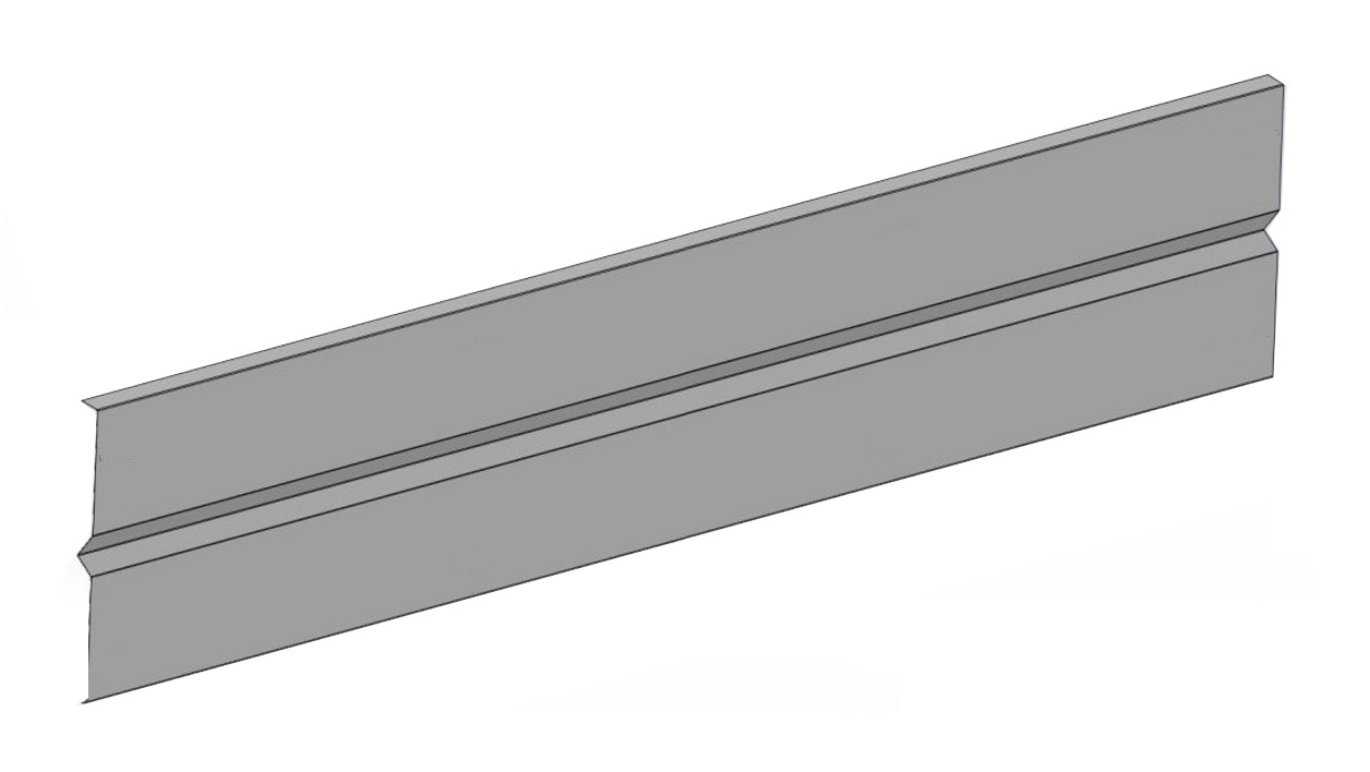 Hinterer Windabweiser Aluminium L = 2200 mm 15 fuer Solarmontagesystem ULT-89-11SOLBUW152200-A.4