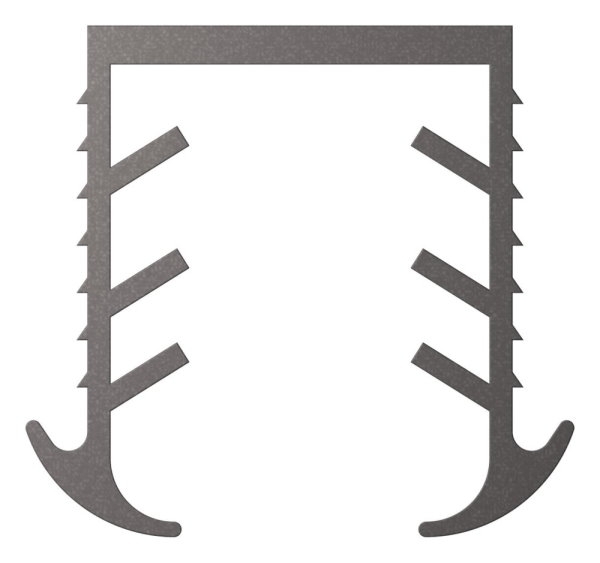 Keildichtung Glas 16-76 – 17-52mm- fuer Nut 27 x 30mm- Laenge 6m- EPDM-88-1160366-GU.6M