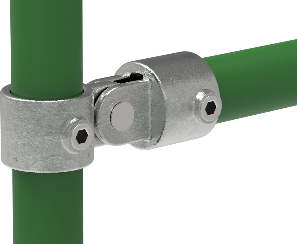 Rohrverbinder - Gelenkstueck einfach - 173C42 - 42-4 mm - 1 1-4- - Feuerverzinkt u. Elektrogalvanisiert-173C42