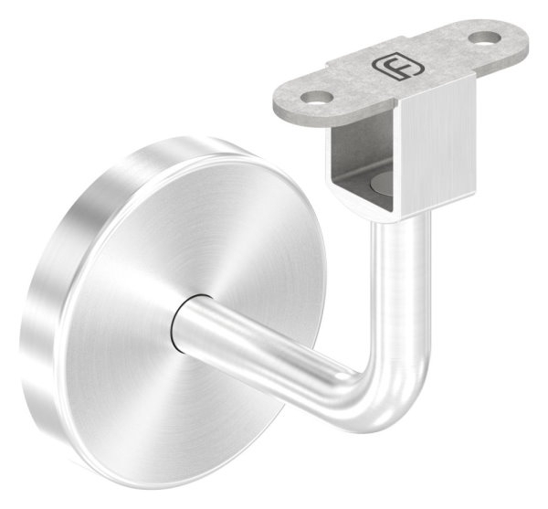 Handlaufhalter V2A Buegel Ø 12mm Nut 24x24mm fuer LED Nutrohr-88-11LED-NU-HH.240