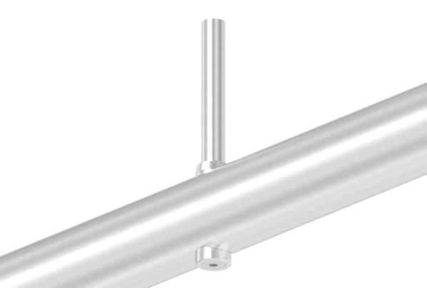 Ausgleichsstueck Ø 18mm fuer Rundrohr 48-3mm mit Senkbohrung 6-5 mm- V2A-88-1151341-240.48