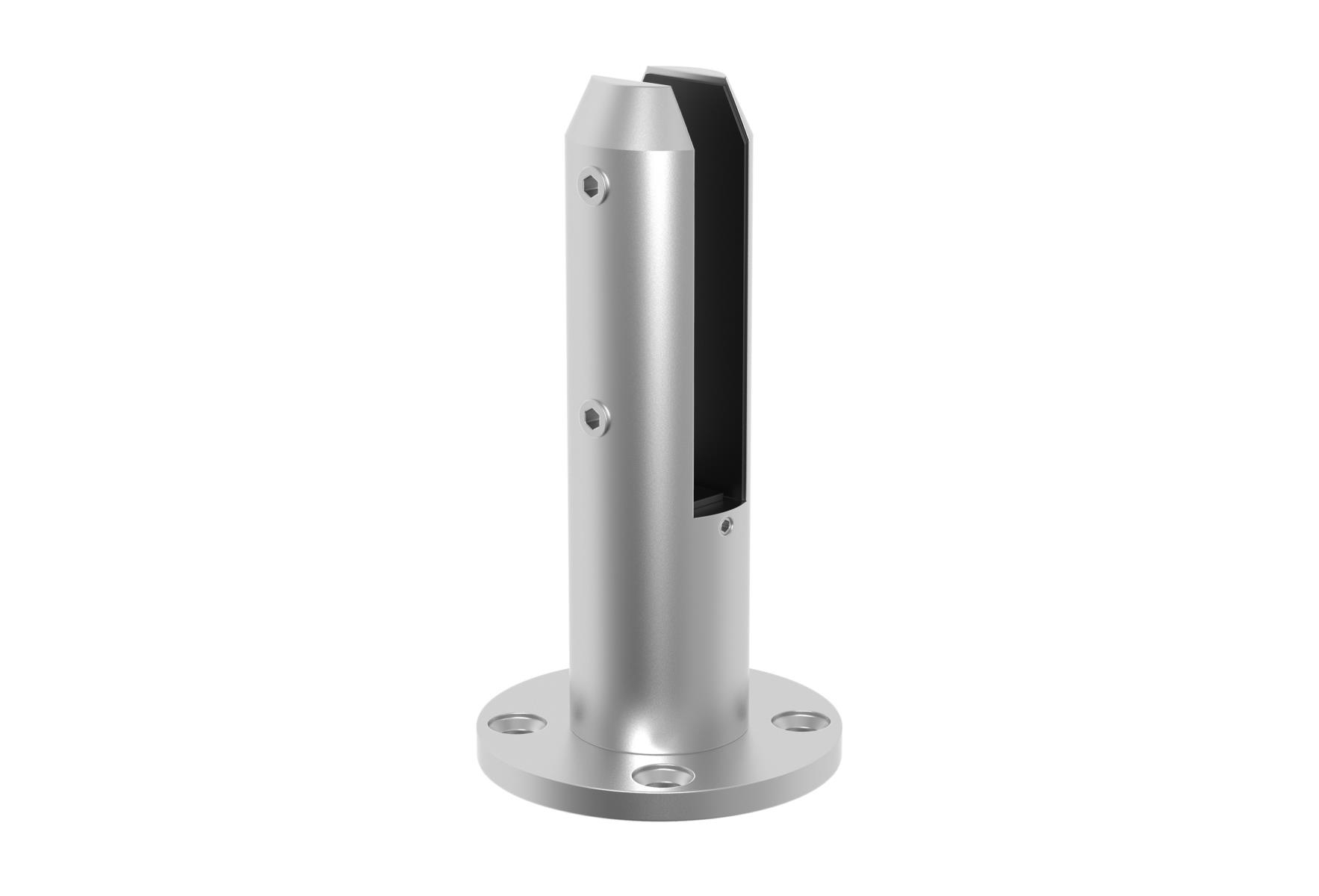 Glaszapfen Edelstahl AISI 304 geschliffen fuer Glas 12-17-52 mm Aufmontage-89-11A6100000B-A.4