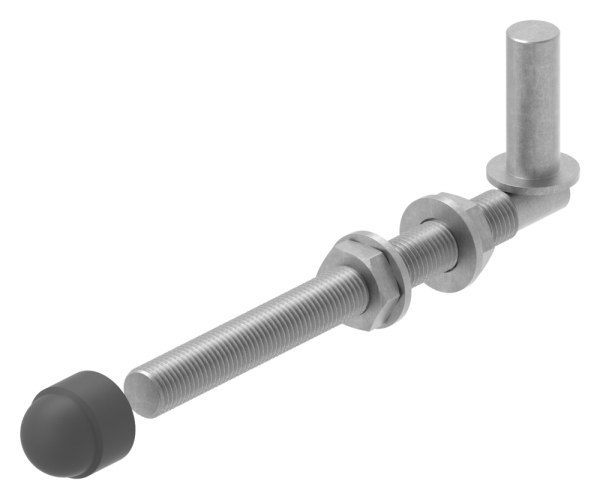 Einhaengeband Torband zum Durchschrauben fuer Ø 16mm- Laenge 190mm-88-11961-16.190