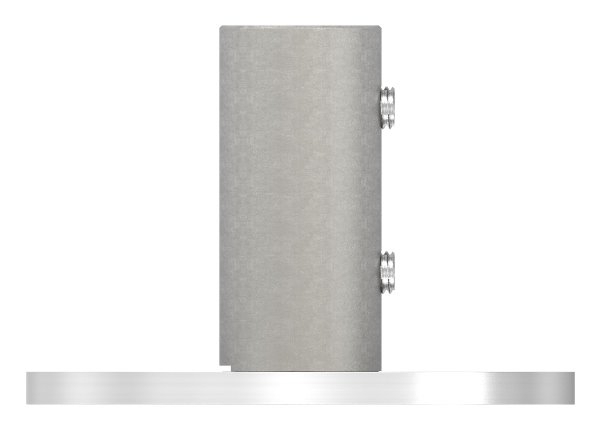 Wand- und Bodenanker  Masse- Ø 100x6 mm fuer Rundrohr Ø 33-7x2-0 mm -V2A-11-3010.4