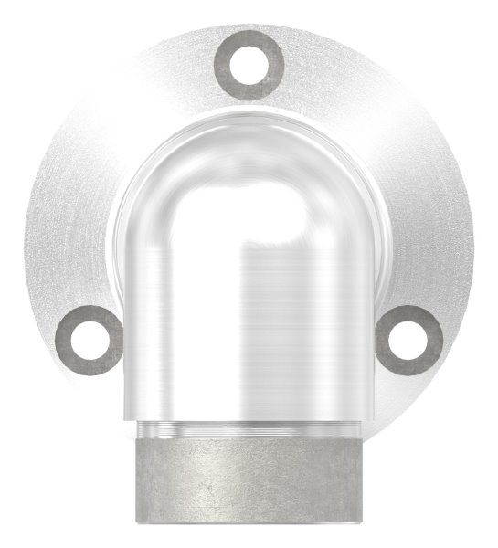 Wandhalter V2A fuer Rohr Ø 42-4 mm 90° kurz zum Stecken-11-3683.4