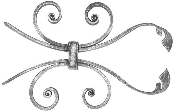 Steckelement - Masse- 170x260 mm - Material 12x5 mm - Stahl S235JR- roh-30-3725.8