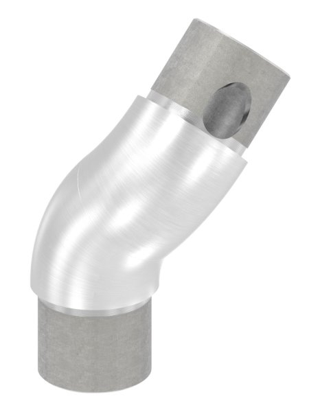 Rohrbogen verstellbar- fuer Rundrohr Ø 33-7x2-0 mm V2A-11-3642.4