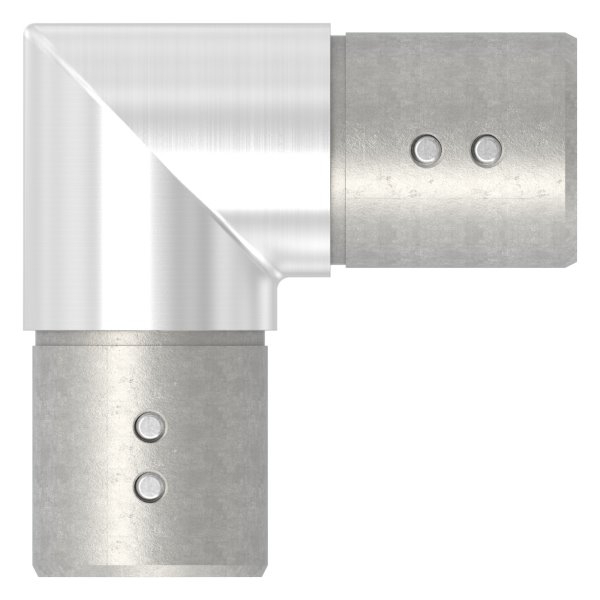 Verlaufsecke 90° - horizontal - fuer Nutrohr Ø 42-4 mm - V4A-12-2318.1