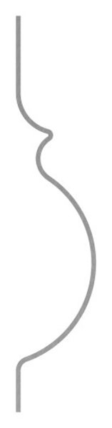 Bauchstab - Laenge- 1000 mm - Material- 12x12 mm - Stahl S235JR- roh-30-1175.8