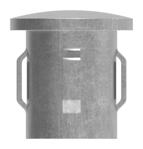 Einschlagkappe Stahl roh fuer Rohr Ø 26-9 mm- Wandstaerke 1-8-2-2 mm- gewoelbt-88-11166.2600