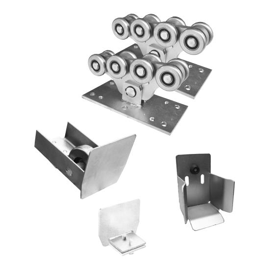Bodenfhrung-Set Stahl verzinkt fr Profil 94 x 85 mm ECO-89-11SV94X85ECO-A.4