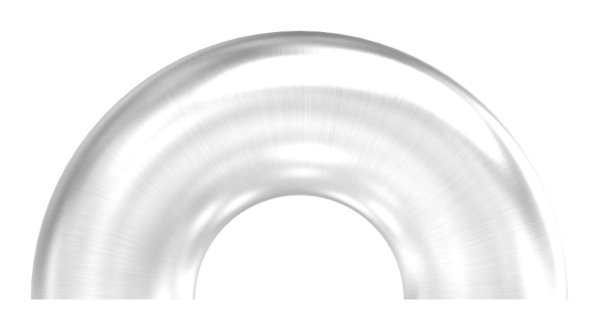 Bogen 180° zum Schweissen fuer Rundrohr- Ø 42-4 mm V2A- Bauart 3-11-3743.4