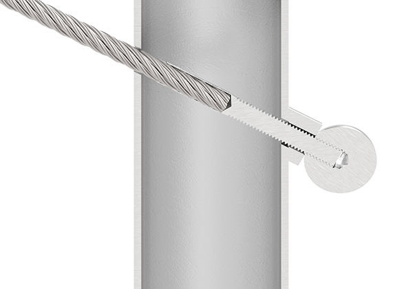 Formanschluss - fuer Anschluss Ø 42-4 mm - Gewinde M6 - V2A-11-2827.4