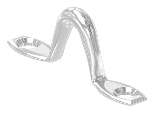 Wandoese - Ø Oese- 5 mm - mit 2 Loechern - V4A-11-2942.1