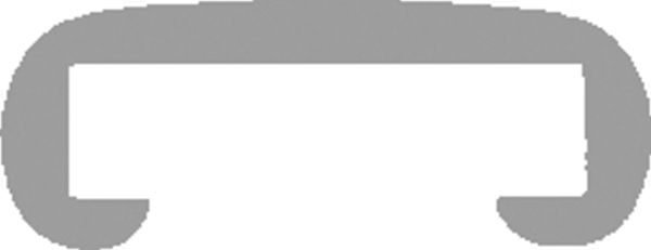 Kunststoffhandlauf fuer 30 x 8mm- gold- 25 Meter-88-11F308.020