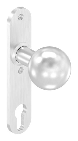 Tuerknopf- Ø 50mm- mit Langschild- V2A-88-1156644.240