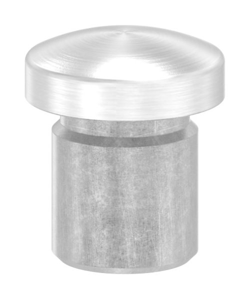 Einsteckstopfen V2A Edelstahl fuer Rohr Ø 12-0 x 1-5 mm gewoelbt- zum Einkleben-11-5010.4