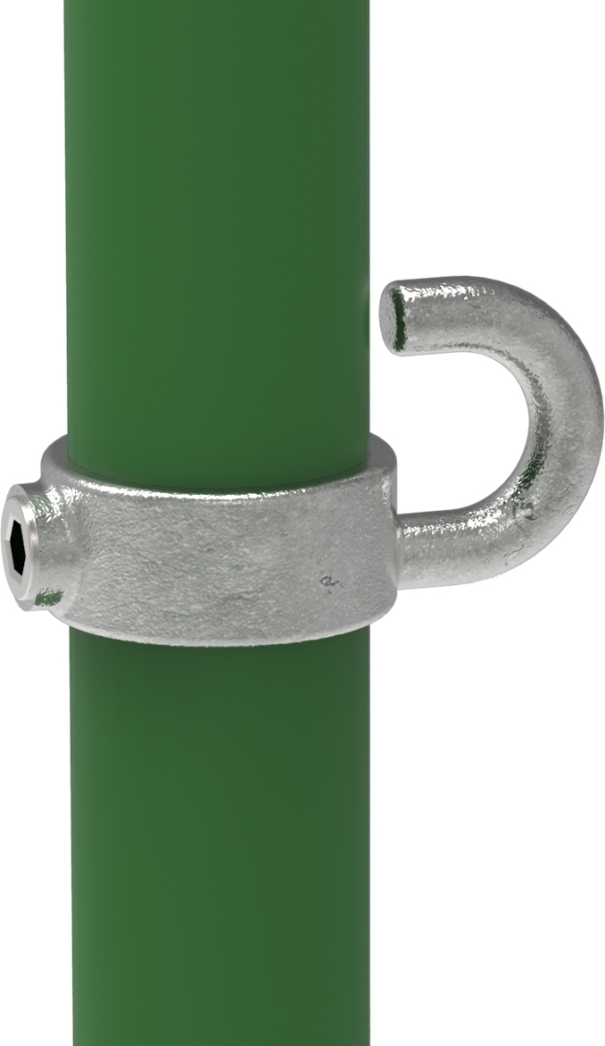 Rohrverbinder - Stellring mit Haken - 182S17 - 17-2 mm - 3-4- - Feuerverzinkt u. Elektrogalvanisiert-182S17